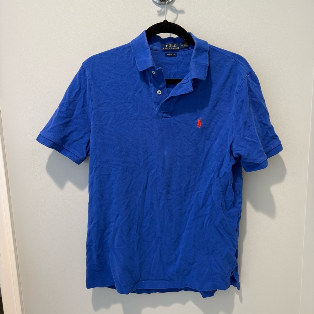 Ralph Lauren Men's Blue Classic Fit Polo Shirt